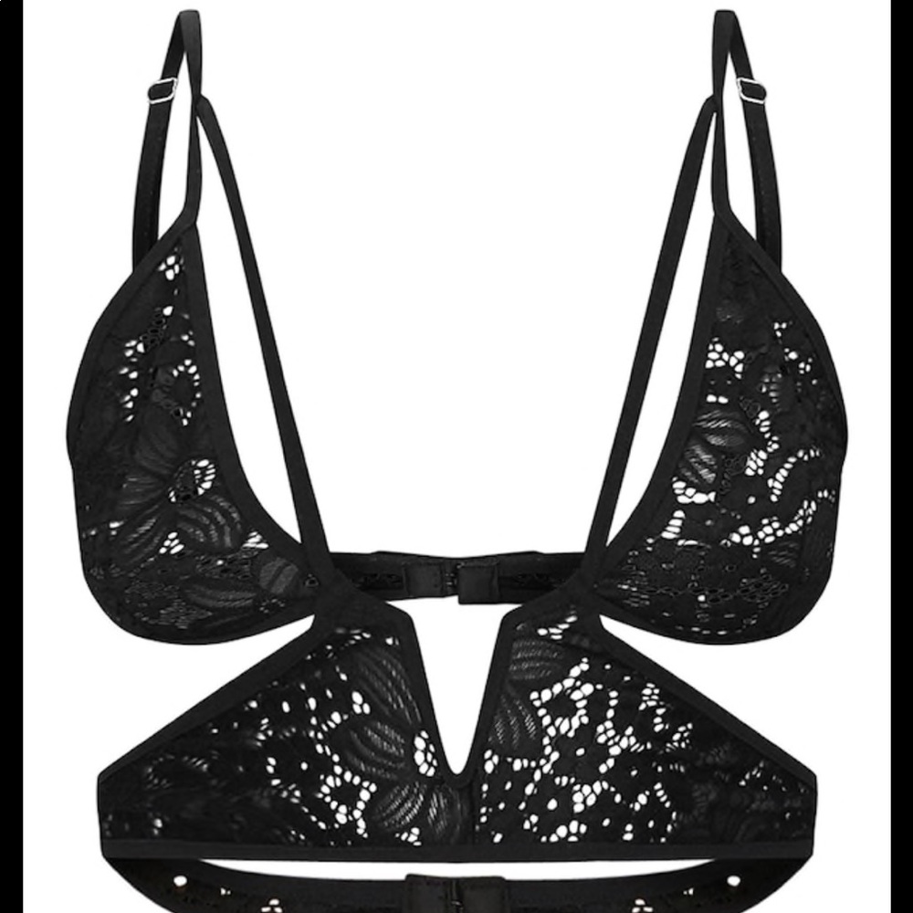 Lace longline bra - Picture 2 of 4